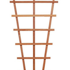 Hardhouten V-trellis 30-65 x 150 cm. *