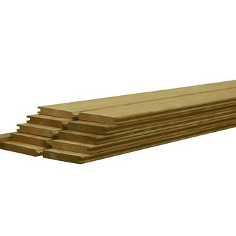 Betowood scherm douglas inclusief afdekkap 187 x 224 cm, groen geïmpregneerd. *