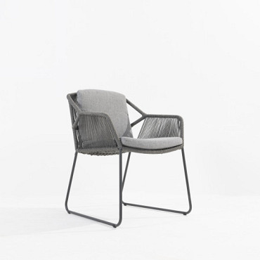 Accor dining chair with 2 cushions Anthracite