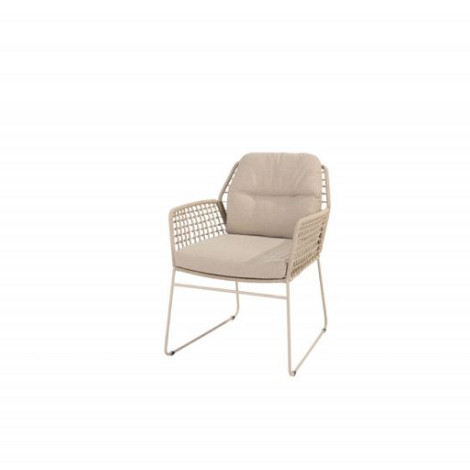 Albano dining chair latte with 2 cushions Latte - Colour cushions: Latte Venao