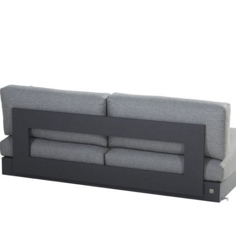 Ibiza modular 2 seater bench with 6 cushions Anthracite