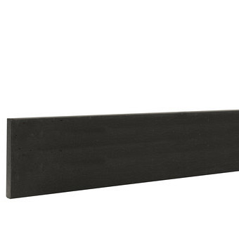 Betonplaat glad 24 x 3,5 x 224 cm, antraciet, gecoat. *