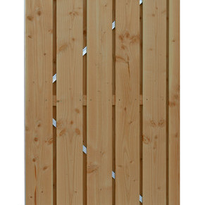 Douglas geschaafde plankendeur op verstelbaar stalen frame, 18 mm, 100 x 190 cm, groen geïmpregneerd. *