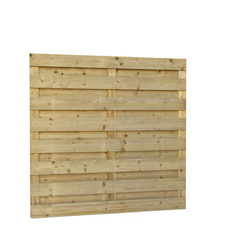 Jumboscherm geschaafd vuren 18-planks 15 mm, 180 x 180 cm, recht. *