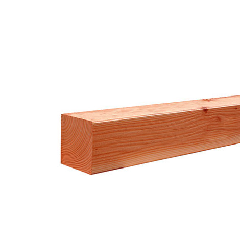 Douglas geschaafde paal 14 x 14 x 400 cm, onbehandeld. *