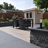 Natuursteen Basalt vijverranden 3x15x100 cm Geslepen**