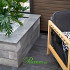 Natuursteen Basalt vijverranden 3x15x100 cm Geslepen**