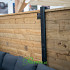 Betowood scherm vuren inclusief afdekkap 187 x 224 cm, groen geïmpregneerd. *