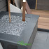 Natuursteen Basalt vijverranden 3x20x100 cm Geslepen**