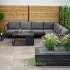 Natuursteen Basalt vijverranden 3x15x100 cm Geslepen**