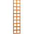 Hardhouten trellis rechthoek 40 x 180 cm. *