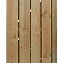 Douglas fijnbezaagde plankendeur op verstelbaar stalen frame, 19 mm, 100 x 190 cm, groen geïmpregneerd. *