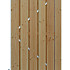 Douglas geschaafde plankendeur op verstelbaar stalen frame, 16 mm, 100 x 190 cm, groen geïmpregneerd. *