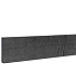 Betonplaat dubbelzijdig rotsmotief 36 x 3,5 x 184 cm, antraciet ongecoat. *