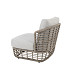 Lugano living chair pure with 3 cushions Pure