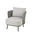 Palacio living chair silvergrey with 2 cushions Silvergrey