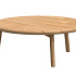 Ceylon coffee table Natural Teak round 90 cm. Teak legs (H35) Teak OP=OP
