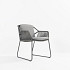 Accor dining chair with 2 cushions Anthracite