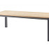 Ridge dining table 220 X 95 cm Teak Anthracite