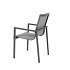 Bari dining chair padded stackable Anthracite