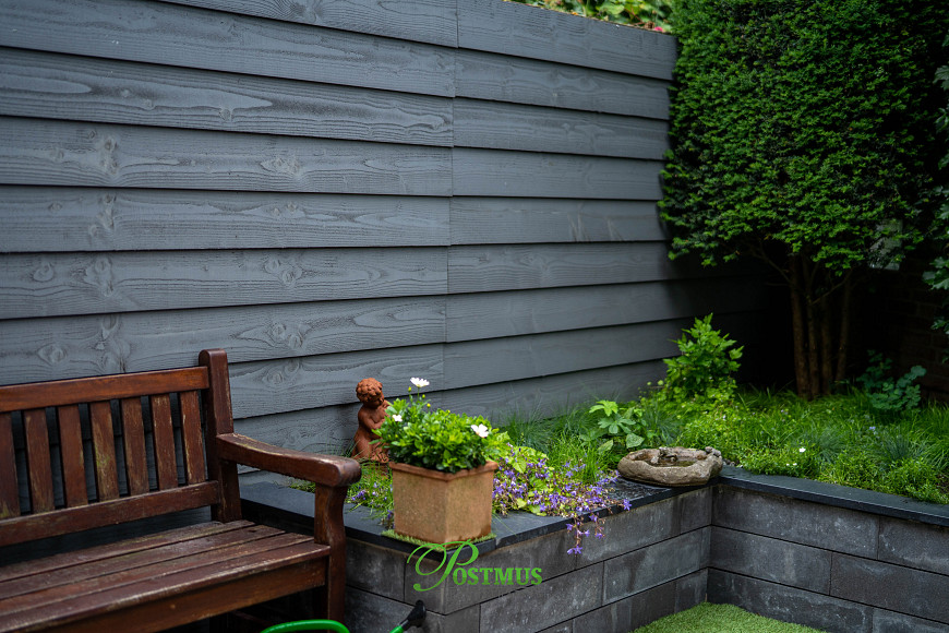Natuursteen Basalt vijverranden 3x15x100 cm Geslepen**