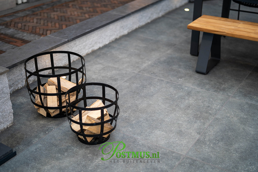 Hardsteen vijverranden 3x15x100 cm**