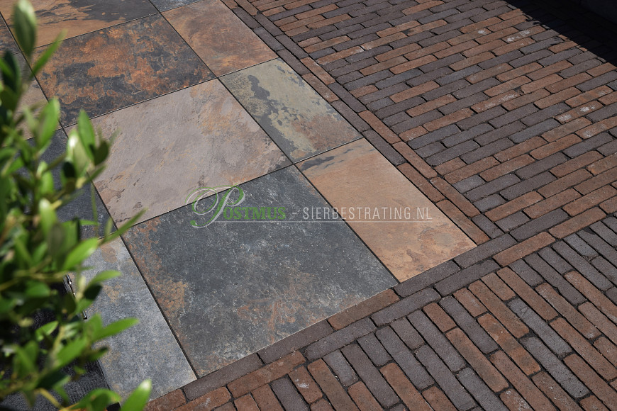 Gebakken waalformaat 20x5x8.5 cm Sardo, onbezand getrommeld (92 st. per m2) OP=OP (informeer naar de voorraad)