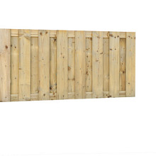 Jumboscherm geschaafd vuren 17-planks 15 mm, 180 x 90 cm, recht verticaal. *
