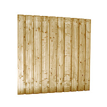 Jumboscherm geschaafd vuren 21-planks 15 mm, 180 x 180 cm t.b.v. betonsysteem, recht verticaal. *