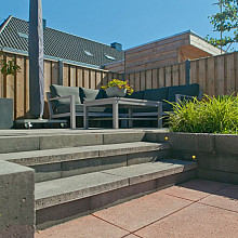 Patioblok strak 30x10x12 cm Antraciet *